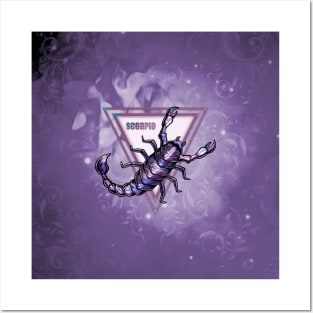 Zodiac sign scorpio Posters and Art